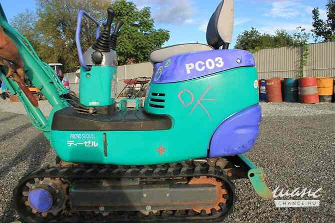 Японский мини-экскаватор Komatsu PC-03 с гидромолотом Владивосток - изображение 6