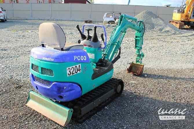 Японский мини-экскаватор Komatsu PC-03 с гидромолотом Владивосток - изображение 2