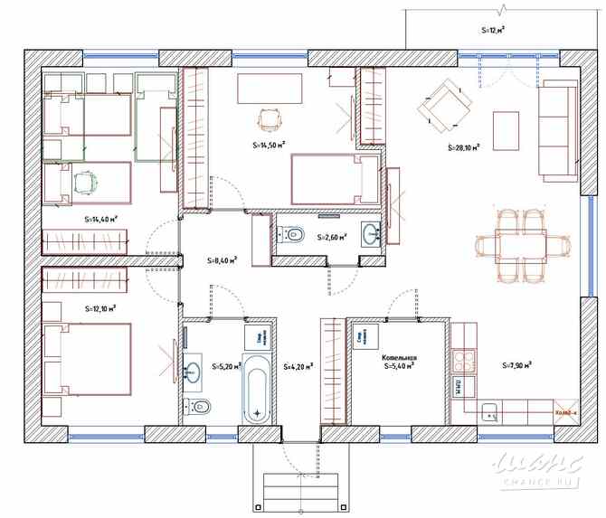 Коттедж 117.8 м², 318 Москва - изображение 3