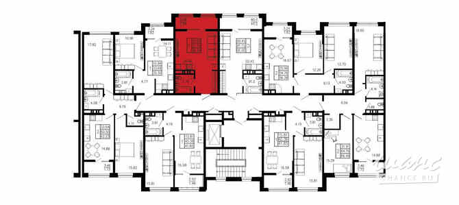 1-к квартира, 30.3 м², этаж 7/9 Крым - изображение 1