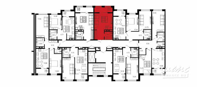 1-к квартира, 30.3 м², этаж 8/9 Крым - изображение 1