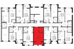1-к квартира, 30.3 м², этаж 4/9