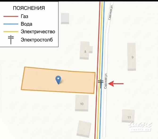 Земельный участок 9 соток, ИЖС, Садовая улица Смоленск - изображение 2