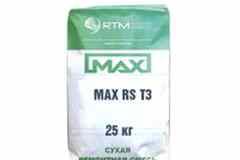 MAX-RS-T33 cмесь ремонтная зимняя безусадочная быстротвердеющая тиксотропная