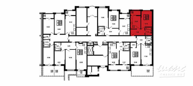 1-к квартира, 38.41 м², этаж 1/9 Крым - изображение 1