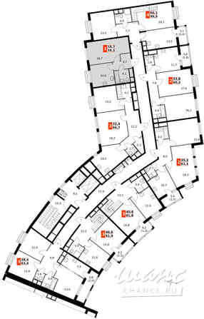 1-к квартира, 38.1 м², этаж 10/16 Москва - изображение 3