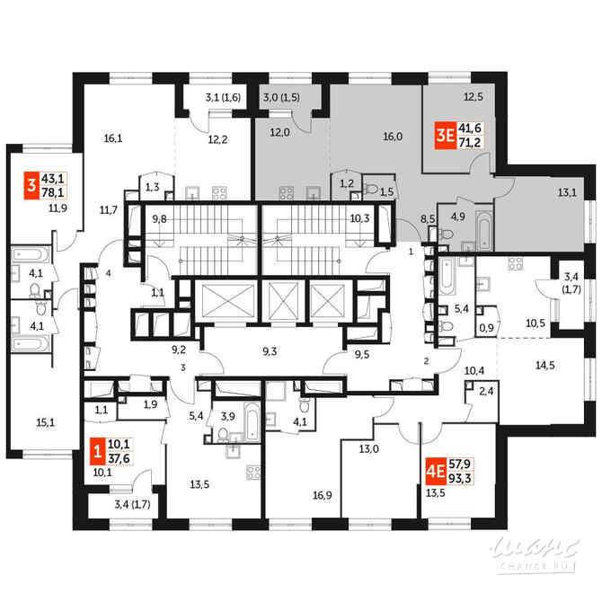 3-к квартира, 71.2 м², этаж 20/28 Москва - изображение 3