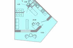 1-к квартира, 30.5 м², этаж 4/15