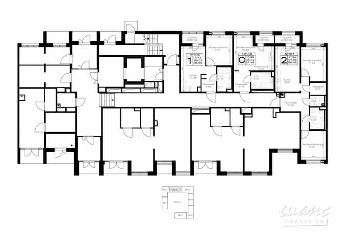 2-к квартира, 58.45 м², этаж 1/8 Всеволожск - изображение 9