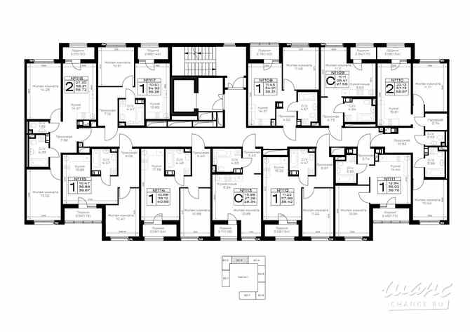 2-к квартира, 56.72 м², этаж 2/8 Всеволожск - изображение 9