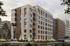 2-к квартира, 55.62 м², этаж 4/8