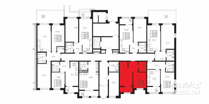 1-к квартира, 35.3 м², этаж 1/9 Крым - изображение 1