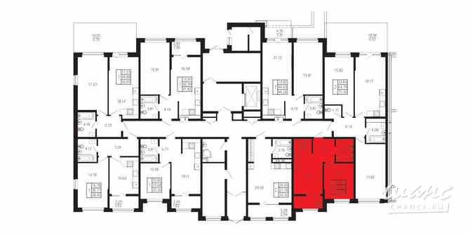 1-к квартира, 35.3 м², этаж 1/9 Крым - изображение 1