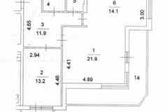 2-к квартира, 66.8 м², этаж 12/16