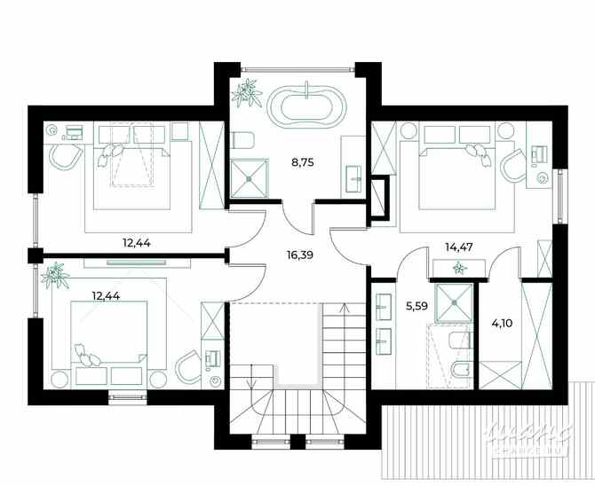 Коттедж 150 м², КП Резиденция Булатово территория, 210 Москва - изображение 4