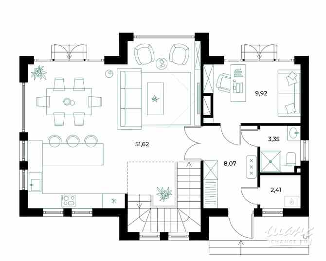 Коттедж 150 м², КП Резиденция Булатово территория, 210 Москва - изображение 3