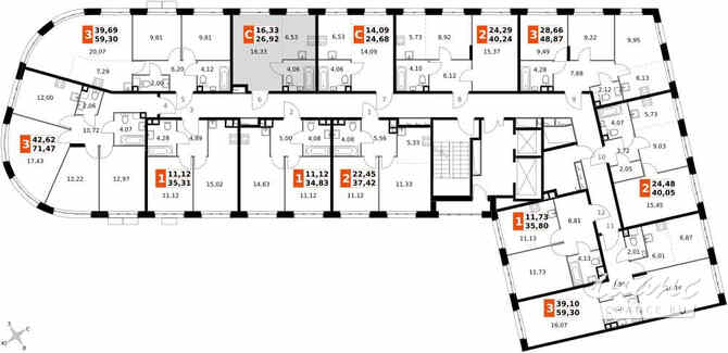 1-к квартира, 26.9 м², этаж 6/15 Москва - изображение 4
