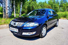 Nissan Almera Классик 2012 года АКПП темно-синий металлик седан