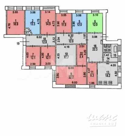 6-к квартира, 241 м², этаж 6/6 Москва - изображение 7