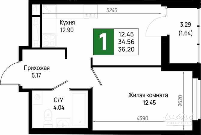1-к квартира, 36.2 м², этаж 7/23 Всеволожск - изображение 3