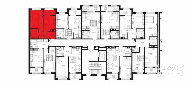 1-к квартира, 38.4 м², этаж 5/9 Крым - изображение 1