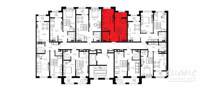 1-к квартира, 39.91 м², этаж 5/9 Крым - изображение 1