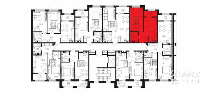 1-к квартира, 40.7 м², этаж 8/9 Крым - изображение 1