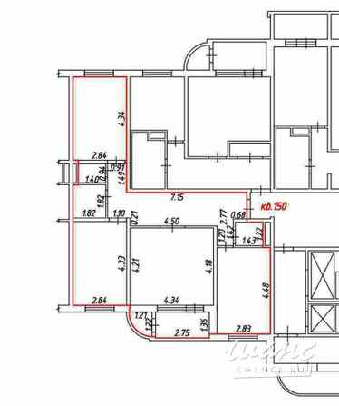 3-к квартира, 75.1 м², этаж 5/19 Москва - изображение 3