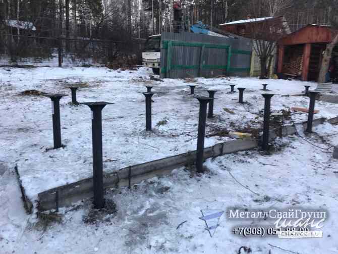 Винтовые сваи 57х3 мм от завода с монтажом под ключ Челябинск - изображение 1