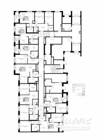 2-к квартира, 57.48 м², этаж 1/8 Всеволожск - изображение 7