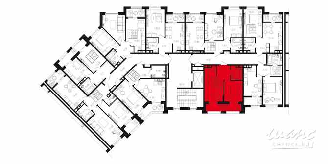1-к квартира, 36.73 м², этаж 2/8 Крым - изображение 1