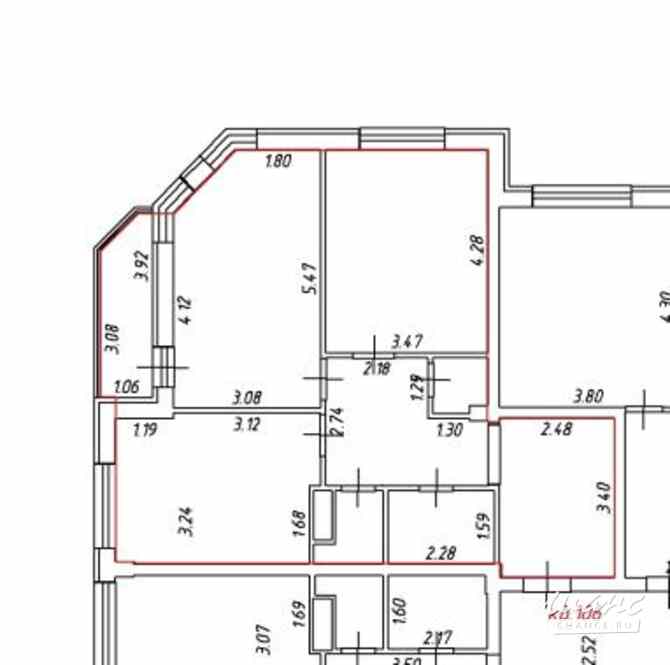2-к квартира, 67.3 м², этаж 14/17 Домодедово - изображение 3