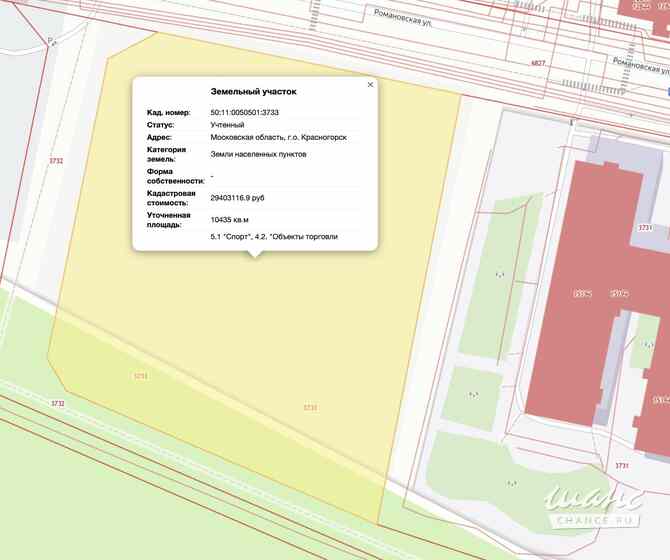 Земельный участок 311 соток, ИЖС, Романовская улица Москва - изображение 1