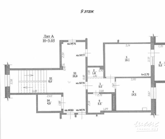 1-к квартира, 45.9 м², этаж 8/9 Крымск - изображение 1