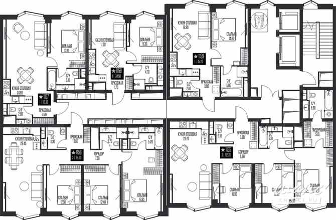 1-к квартира, 34.9 м², этаж 3/55 Москва - изображение 2