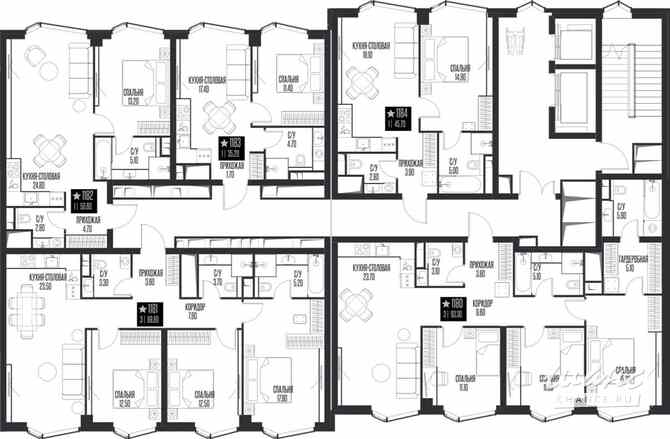 1-к квартира, 35.2 м², этаж 7/55 Москва - изображение 2