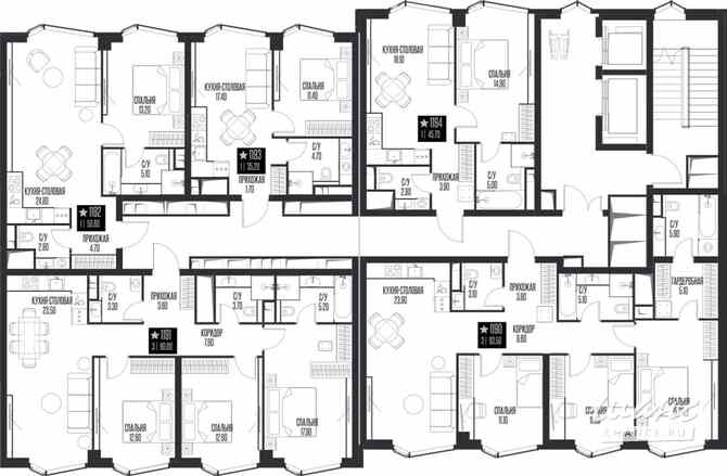 1-к квартира, 35.2 м², этаж 9/55 Москва - изображение 2