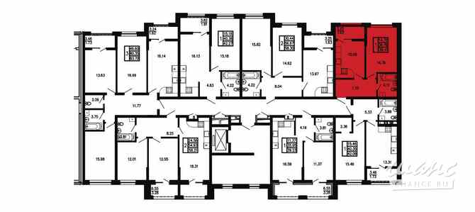 1-к квартира, 38.41 м², этаж 2/9 Крым - изображение 1