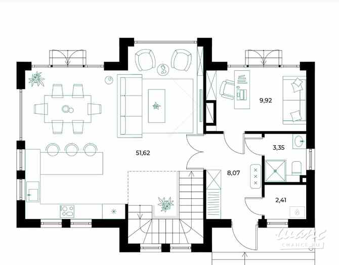 Коттедж 150 м², КП Резиденция Булатово территория, 93 Москва - изображение 3