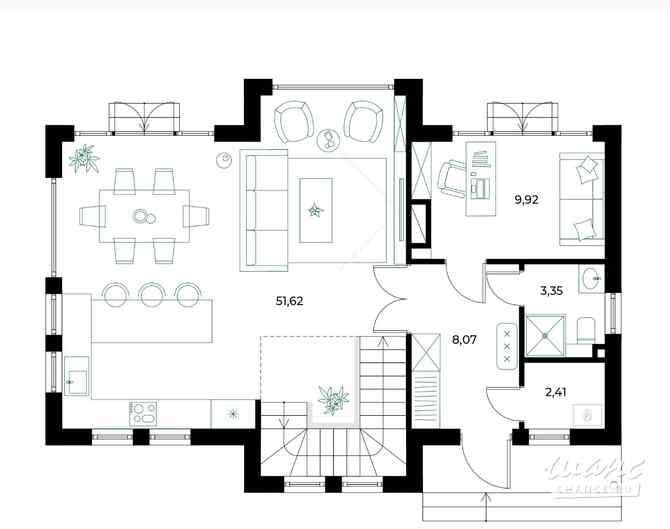Коттедж 150 м², КП Резиденция Булатово территория, 281 Москва - изображение 3