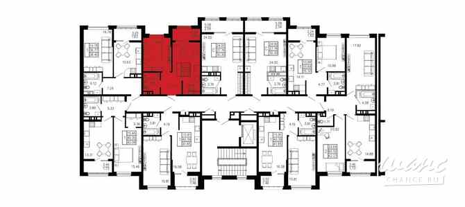 1-к квартира, 35.3 м², этаж 2/9 Крым - изображение 1