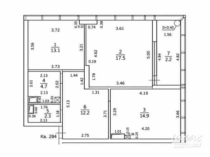 2-к квартира, 64.7 м², этаж 7/26 Казань - изображение 3