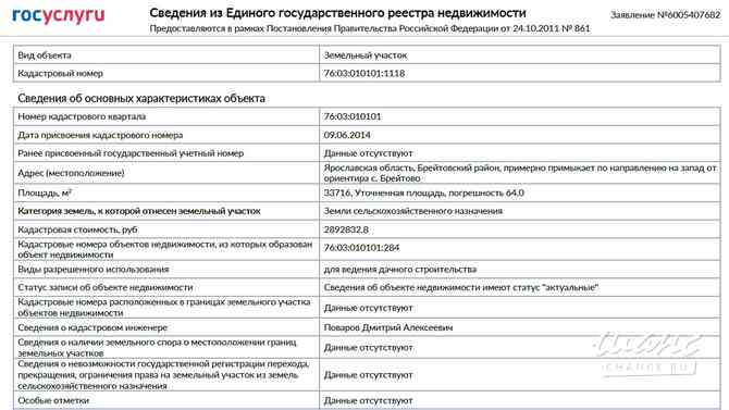 Земельный участок 337 соток, Юбилейная улица Брейтово - изображение 4