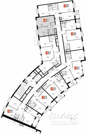 1-к квартира, 38.1 м², этаж 8/16 Москва - изображение 4
