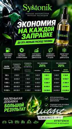 SYNTONIK уникальный топливный модификатор. до 35% экономии Абакан - изображение 9