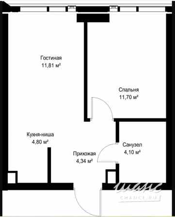 1-к квартира, 37 м², этаж 28/58 Москва - изображение 7
