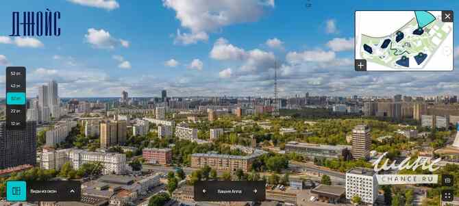1-к квартира, 37 м², этаж 28/58 Москва - изображение 6