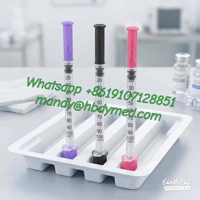 Disposable Medical 0.5ml Insulin Injector U100 31g Syringe 6mm needle for Diabetes Москва - изображение 2