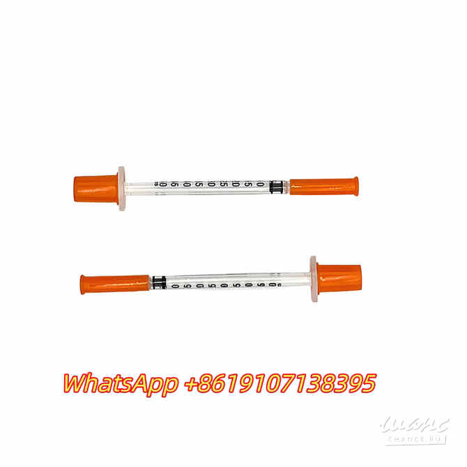 Medical Grade pink Insulin Syringe with Fixed Needle Москва - изображение 1