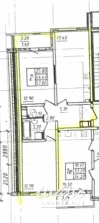 2-к квартира, 55.3 м², этаж 6/26 Санкт-Петербург - изображение 3